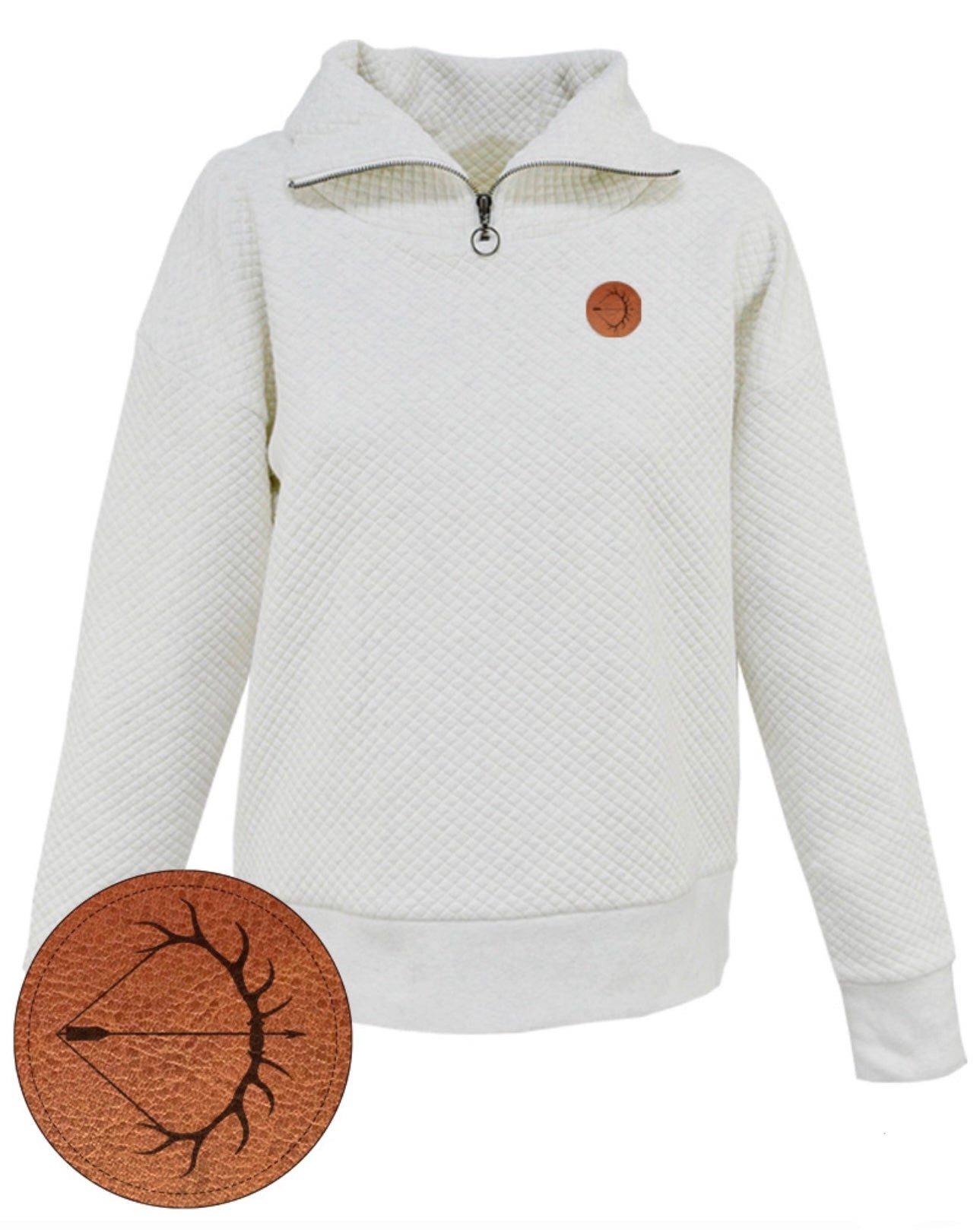 CELEBRATION QUILTED PULLOVER