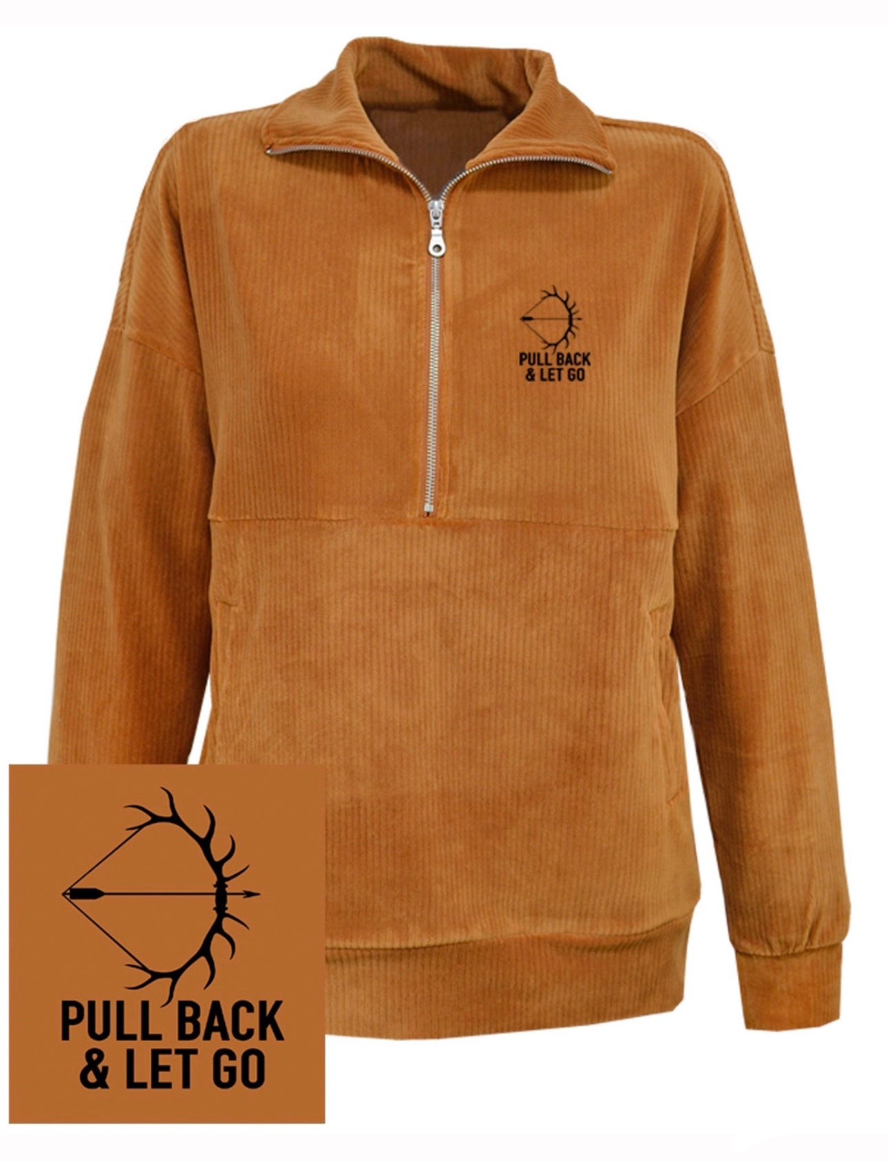 FIELD CORDED 1/2 ZIP