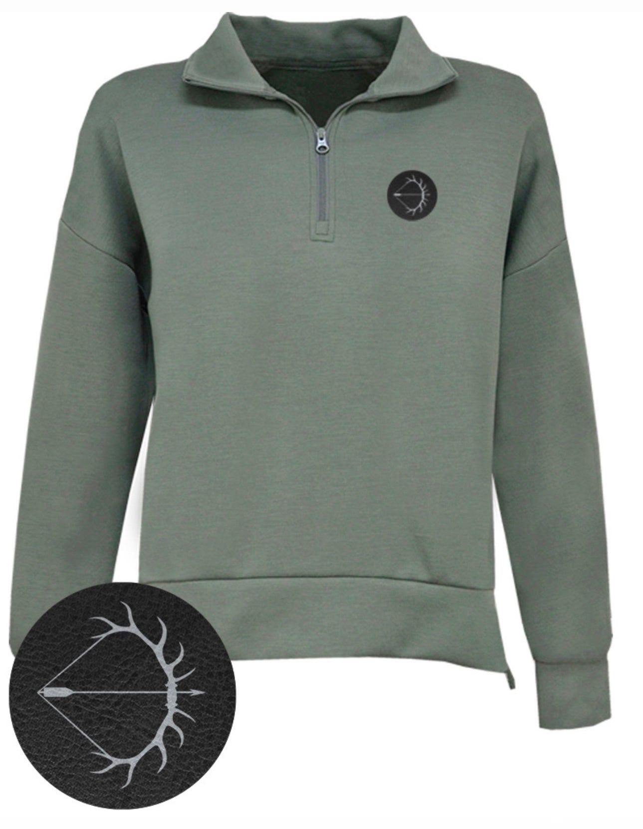 TREKKING THROUGH 1/4 ZIP