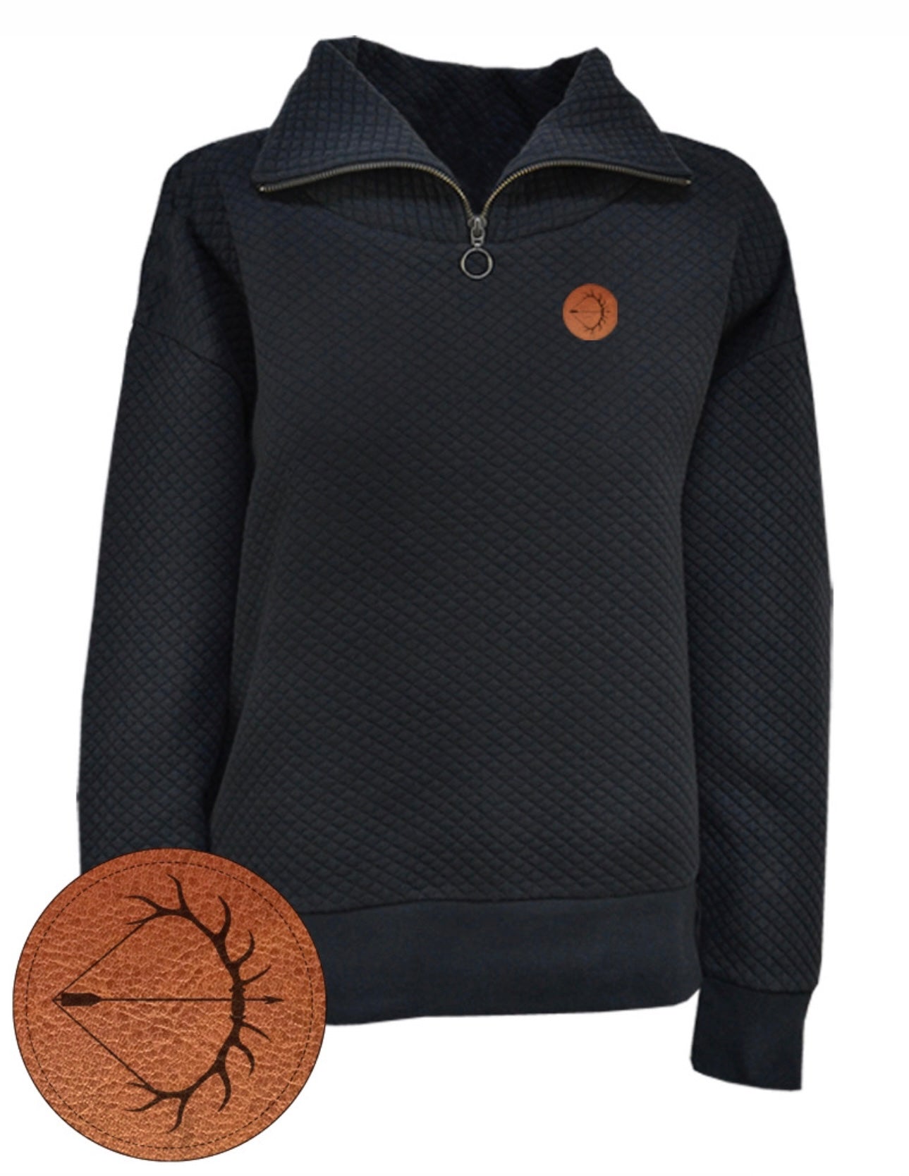 CELEBRATION QUILTED PULLOVER