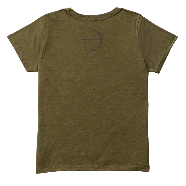 LADIES SCOOP TEE • OLIVE
