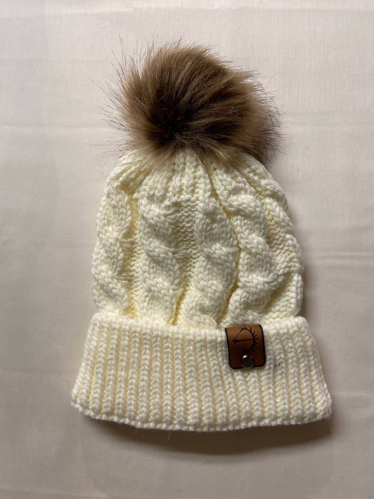 IT’S SNOW COLD • WHITE BEANIE