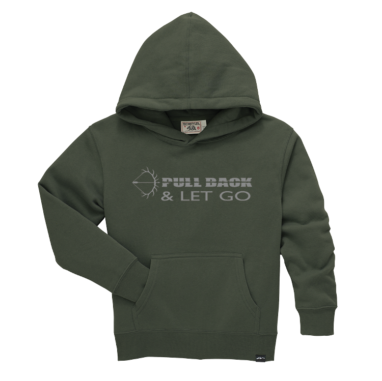 YOUTH SHOOTING LANE HOODIE • HUNTER GREEN