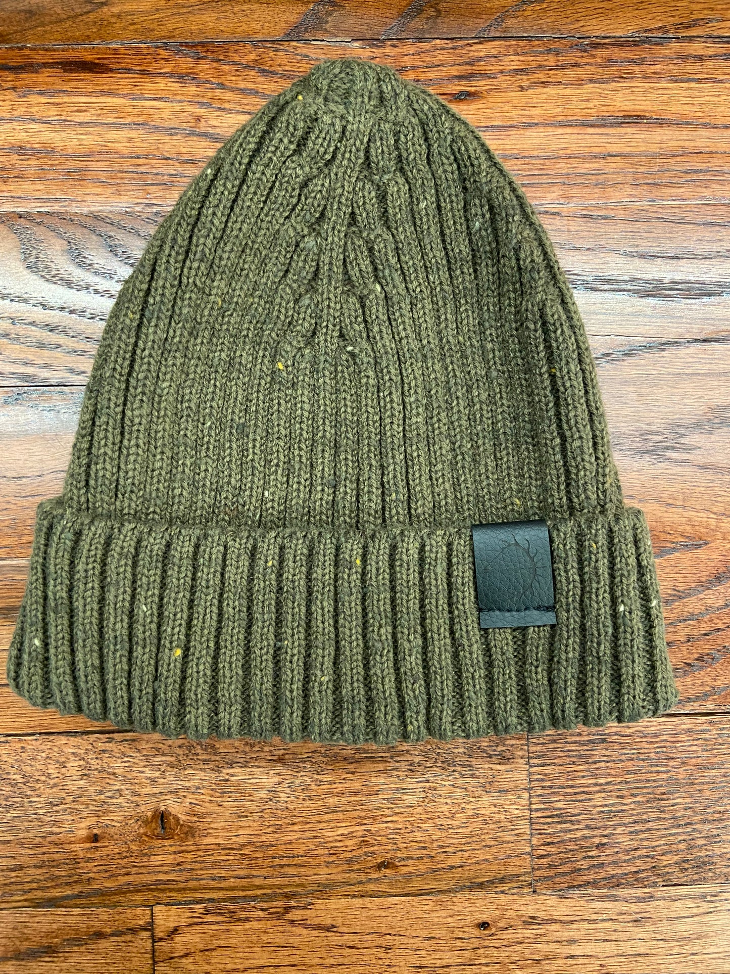 WOVEN BEANIE • OLIVE