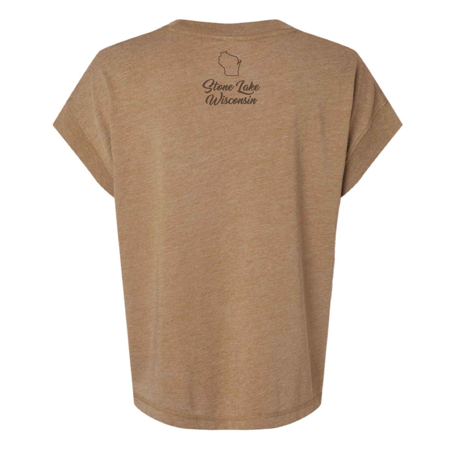 SLOUCHY WOMENS TEE- COYOTE
