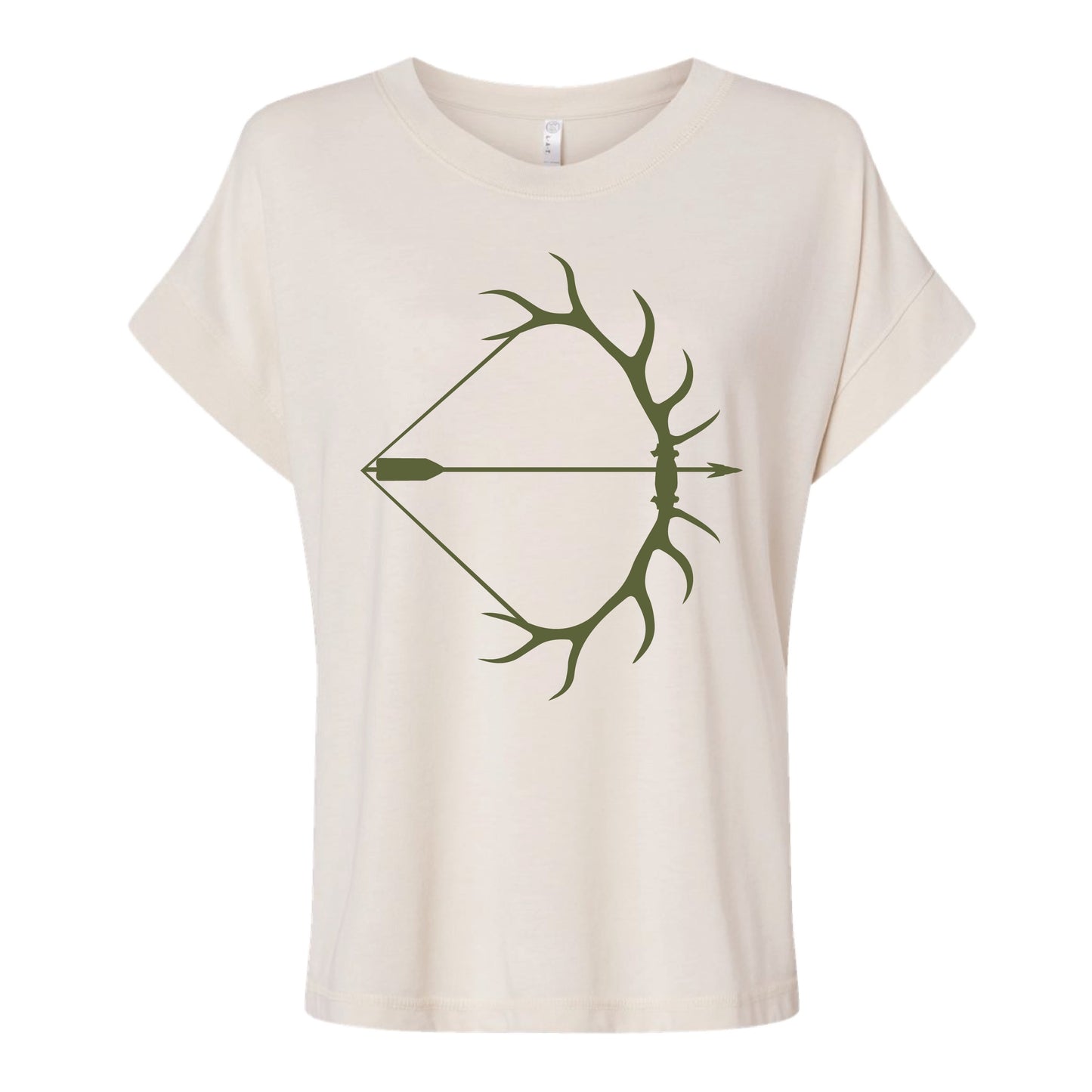 SLOUCHY WOMENS TEE- OATMEAL