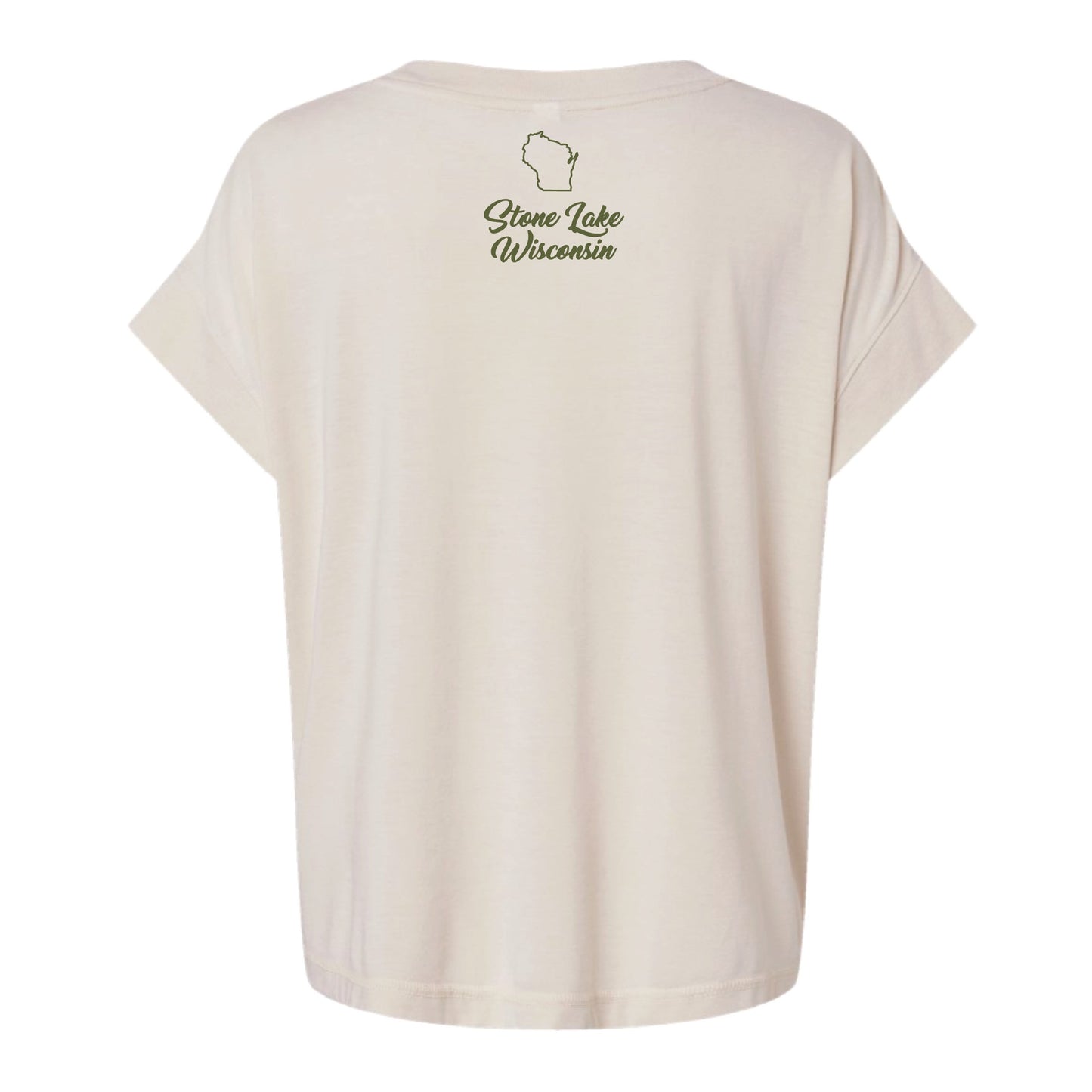 SLOUCHY WOMENS TEE- OATMEAL